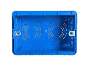 3 Module Flush Box Blue