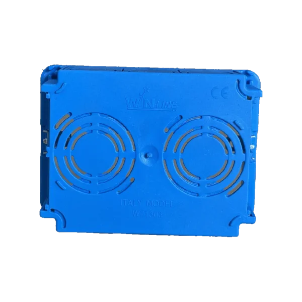 3 Module Flush Box Blue - Image 3