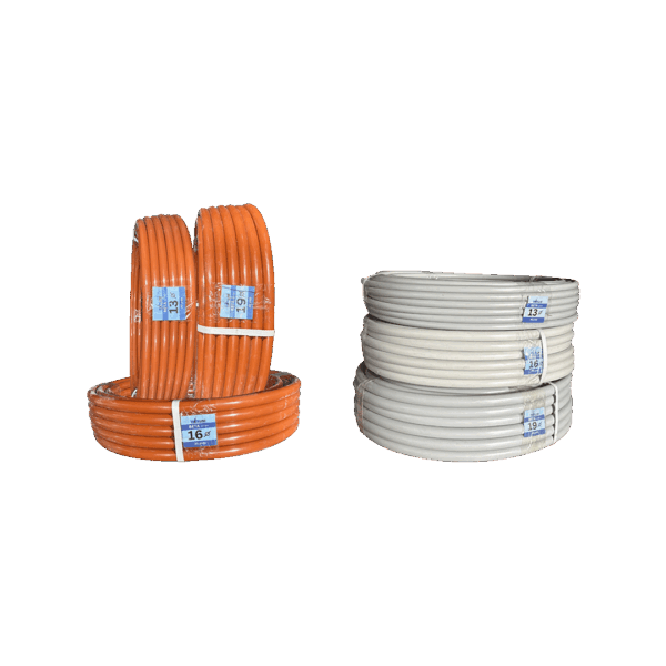 BETA HDPE Tube 16mm Orange/Grey 30Y - Image 2