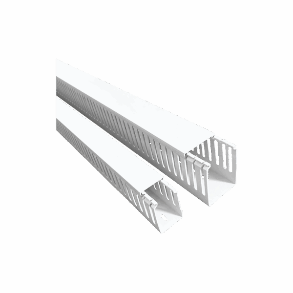 Slotted Cable Trunking 60x80 White - Image 2