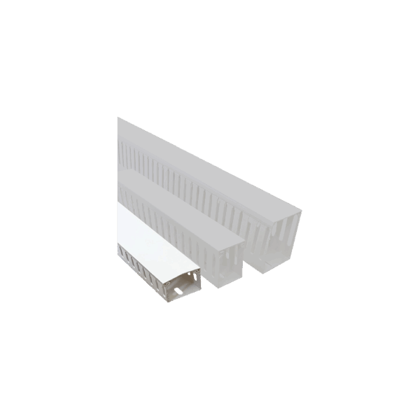 Slotted Cable Trunking 40x40 White
