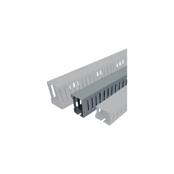 Slotted Cable Trunking 40x60 Grey