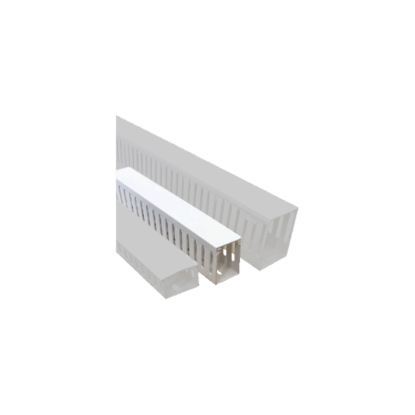 Slotted Cable Trunking 40x60 White