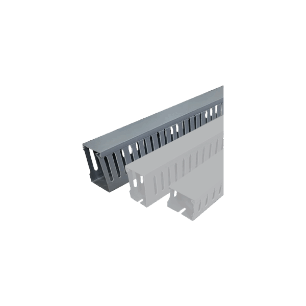 Slotted Cable Trunking 60x80 Grey