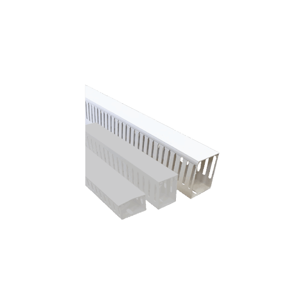 Slotted Cable Trunking 60x80 White