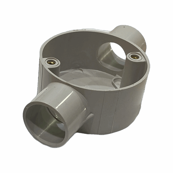 Through-way PVC Junction Box 25mm