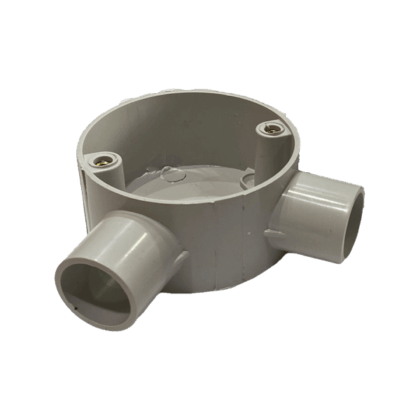 Two-way PVC Junction Box 25mm