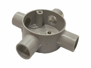 4-way PVC Junction Box 25mm